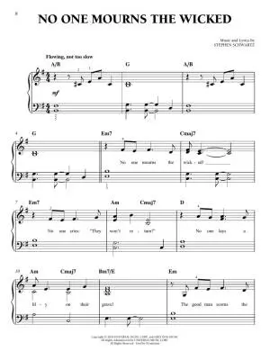 Wicked: Complete Movie Collection - Schwartz - Easy Piano - Book