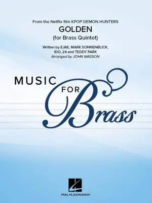 Hal Leonard - Golden (from KPop Demon Hunters) - Wasson - Brass Quintet - Gr. 4