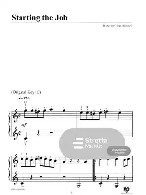 Kiki\'s Delivery Service - Hisaishi - Piano - Book