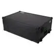 2U Flight Road Case For Pioneer DDJ-FLX10 REV5 REV7 DJ Controller with Laptop Shelf - Black Finish