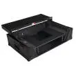 2U Flight Road Case For Pioneer DDJ-FLX10 REV5 REV7 DJ Controller with Laptop Shelf - Black Finish