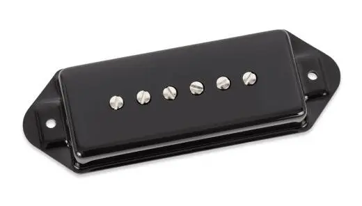 Seymour Duncan - Vintage P90 Silencer Dog Ear Bridge Pickup - Black Cover