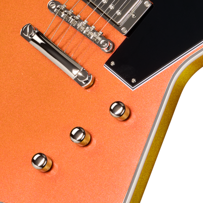 Futura Explorer Custom Electric Guitar with Gigbag - Firestorm Shift
