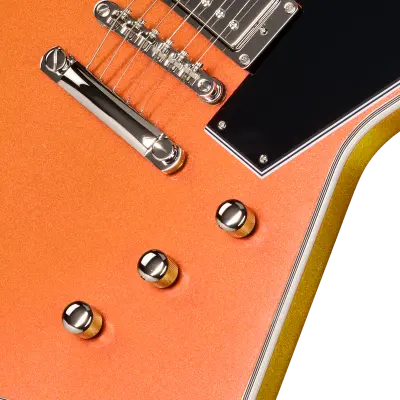 Futura Explorer Custom Electric Guitar with Gigbag - Firestorm Shift