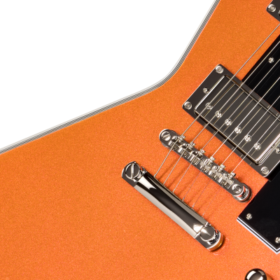 Futura Explorer Custom Electric Guitar with Gigbag - Firestorm Shift