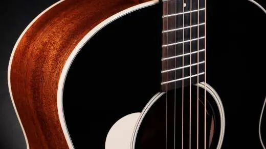 Gold Label 514e Blacktop Tropical Mahogany Acoustic-Electric Guitar with Case - Left Handed