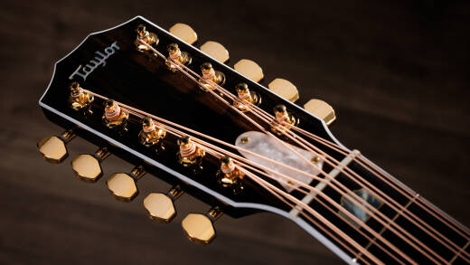 Somos 657ce Bajo Quinto 10-String Acoustic-Electric Guitar with Case - Black