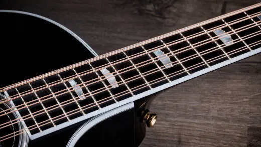 Somos 657ce Bajo Quinto 10-String Acoustic-Electric Guitar with Case - Black