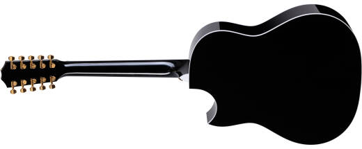 Somos 657ce Bajo Quinto 10-String Acoustic-Electric Guitar with Case - Black