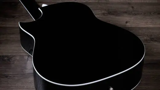 Somos 657ce Bajo Quinto 10-String Acoustic-Electric Guitar with Case - Black