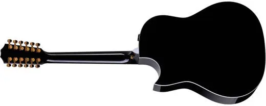 Somos 657ce Doce Doble 12-String Acoustic-Electric Guitar with Case - Black