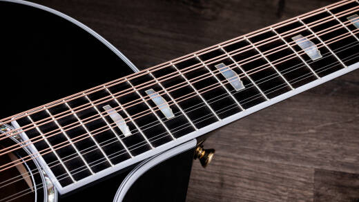 Somos 657ce Doce Doble 12-String Acoustic-Electric Guitar with Case - Black