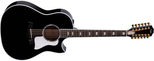 Taylor Guitars - Somos 657ce Doce Doble 12-String Acoustic-Electric Guitar with Case - Black