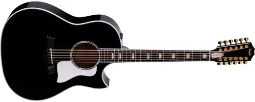 Taylor Guitars - Somos 657ce Doce Doble 12-String Acoustic-Electric Guitar with Case - Black