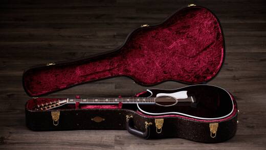 Somos 657ce Doce Doble 12-String Acoustic-Electric Guitar with Case - Black