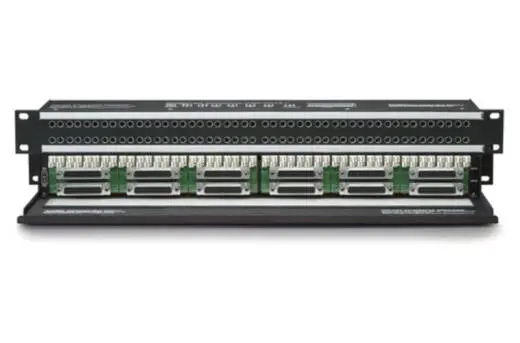 Audio Accessories - 2x48 MINI (Bantam/TT) Audio Patchbay Wired to DB25 Connectors, 1RU