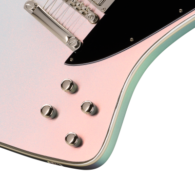 Futura Firebird Custom Electric Guitar with Gigbag -  Quicksilver Shift