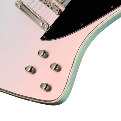 Futura Firebird Custom Electric Guitar with Gigbag -  Quicksilver Shift