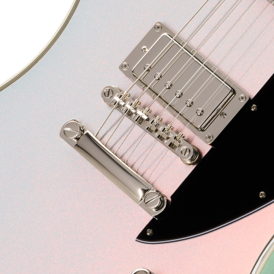 Futura Firebird Custom Electric Guitar with Gigbag -  Quicksilver Shift