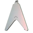 Futura Flying V Custom Electric Guitar with Gigbag - Quicksilver Shift