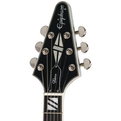 Futura Flying V Custom Electric Guitar with Gigbag - Quicksilver Shift