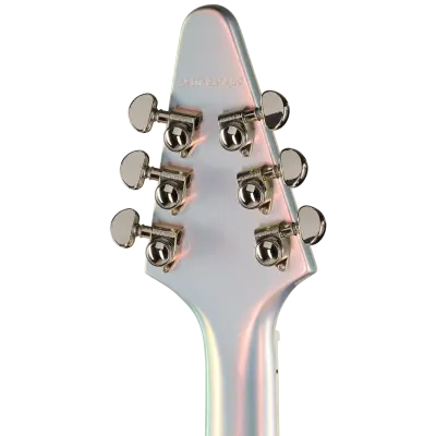 Futura Flying V Custom Electric Guitar with Gigbag - Quicksilver Shift