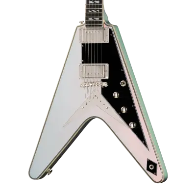 Futura Flying V Custom Electric Guitar with Gigbag - Quicksilver Shift
