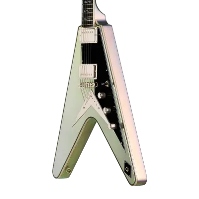Futura Flying V Custom Electric Guitar with Gigbag - Quicksilver Shift
