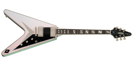 Epiphone - Futura Flying V Custom Electric Guitar with Gigbag - Quicksilver Shift