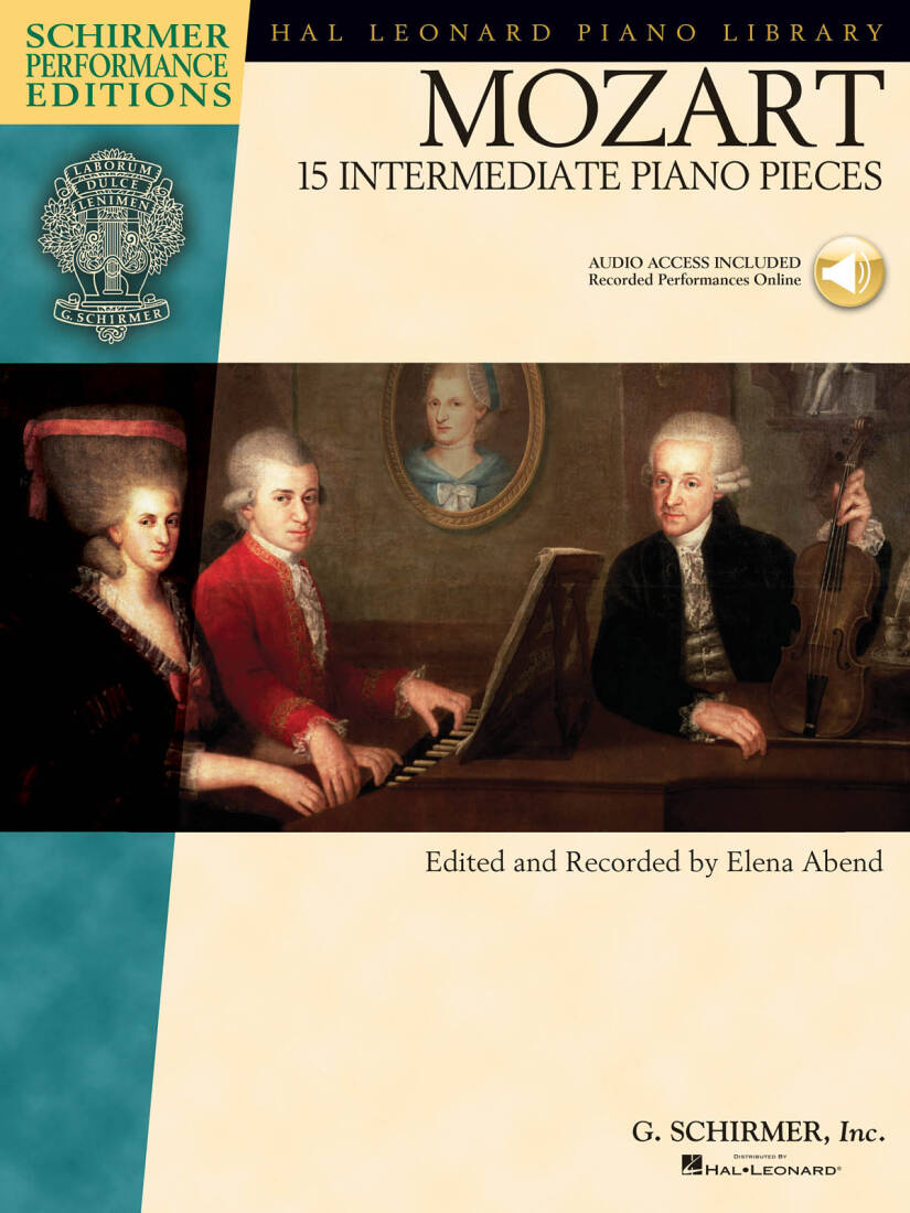 15 Intermediate Piano Pieces - Mozart/Abend - Book/Audio Online