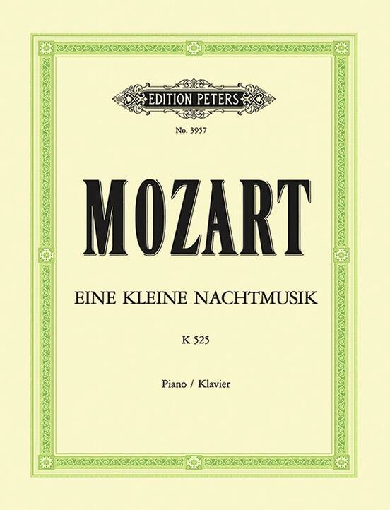 Serenade in G K525 \'Eine kleine Nachtmusik\' - Mozart/Singer - Piano - Book