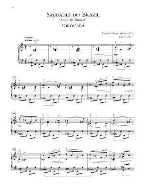 Saudades do Brazil - Milhaud/Hinson - Piano - Book