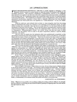 Songs Without Words - Mendelssohn/Von Sternberg - Piano - Book