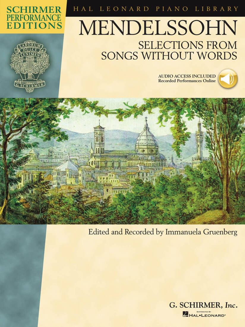 Selections from Songs Without Words - Mendelssohn/Gruenberg - Piano - Book/Audio Online