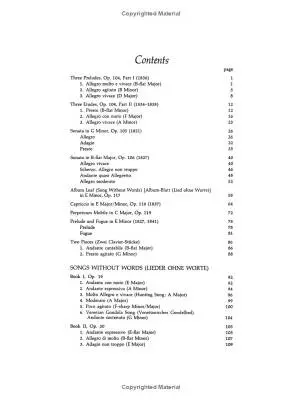 Complete Works for Pianoforte Solo, Volume 2 - Mendelssohn - Piano - Book