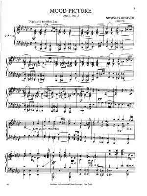 Album of Selected Pieces - Medtner - Piano - Book