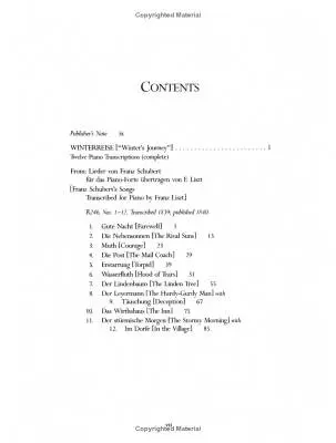 The Schubert Song Transcriptions, Series II - Liszt - Piano - Book