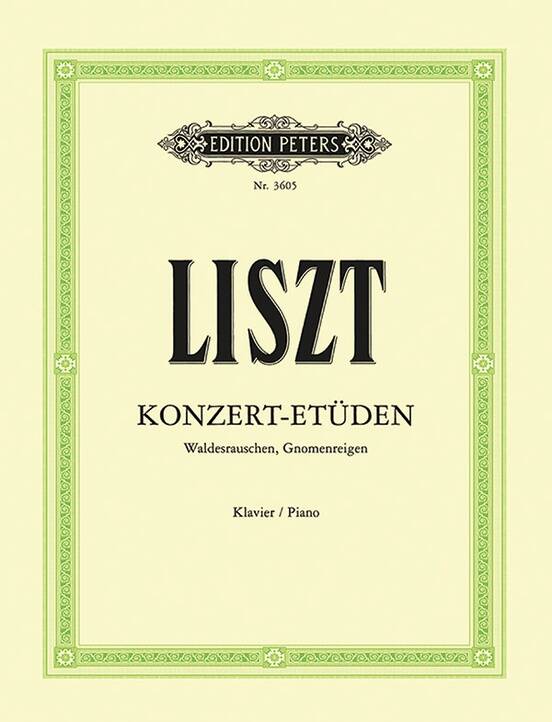 2 Concert Studies - Liszt/von Sauer - Piano - Book