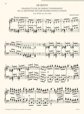 Two Concert Studies - Liszt - Piano - Book