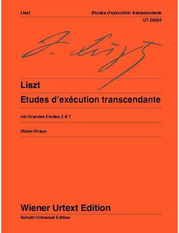 Etudes D\'Execution Transcendante - Liszt - Piano - Book