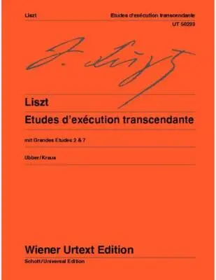 Wiener Urtext Edition - Etudes DExecution Transcendante - Liszt - Piano - Book