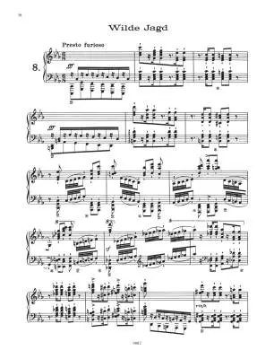 Piano Works, Vol. 3 (12 Transcendental Etudes) - Liszt/Sauer - Piano - Book