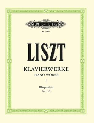 Piano Works, Vol.1 (Hungarian Rhapsodies) - Liszt/Sauer - Piano - Book
