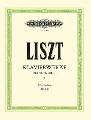 Piano Works, Vol.1 (Hungarian Rhapsodies) - Liszt/Sauer - Piano - Book