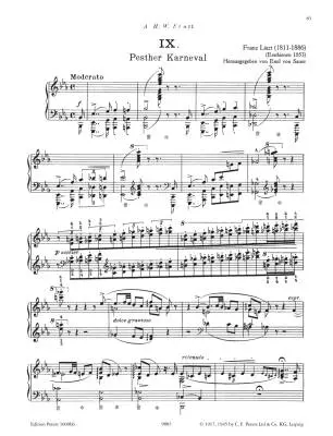 Piano Works, Vol.2 (Hungarian Rhapsodies) - Liszt/Sauer - Piano - Book