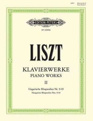 Piano Works, Vol.2 (Hungarian Rhapsodies) - Liszt/Sauer - Piano - Book