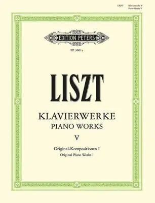 Piano Works, Vol.5 (Original Works I) - Liszt/Sauer - Piano - Book