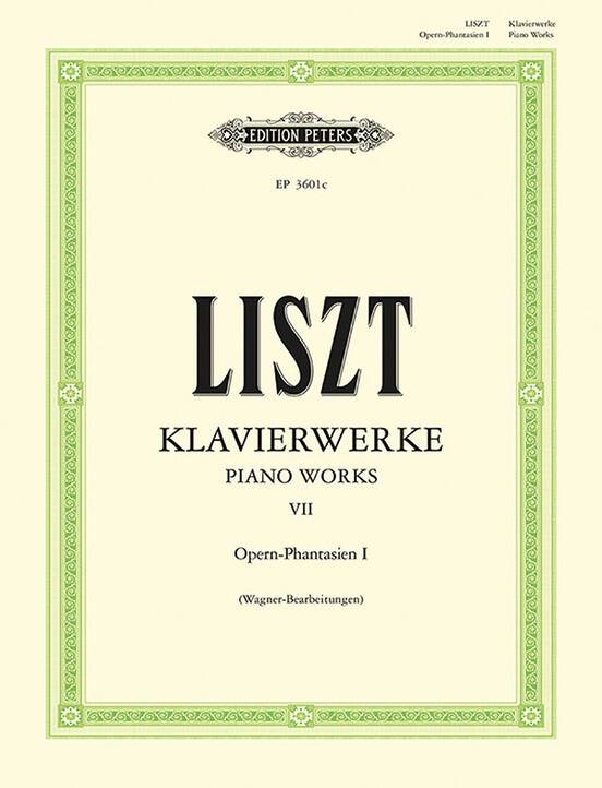 Piano Works, Vol.7 (Fantasias on Wagner Operas) - Liszt/Sauer - Piano - Book