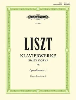 Piano Works, Vol.7 (Fantasias on Wagner Operas) - Liszt/Sauer - Piano - Book