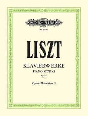 Piano Works, Vol.8 (Operatic Fantasias) - Liszt/Sauer - Piano - Book